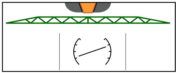 AMAZONE Logiciel ISOBUS Pulvérisateur UF 02 / UX01 / Pantera / FT-P - Alignment de la rampe de pulverisation par le réglage de l'inclinaison - 5