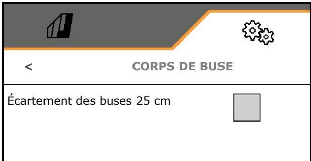 AMAZONE Logiciel ISOBUS Pulvérisateur UF 02 / UX01 / Pantera / FT-P - Corps de buse - 3