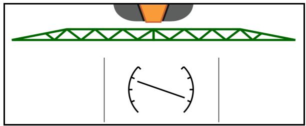 AMAZONE Logiciel ISOBUS Pulvérisateur UF 02 / UX01 / Pantera / FT-P - Alignment de la rampe de pulverisation par le réglage de l'inclinaison - 2