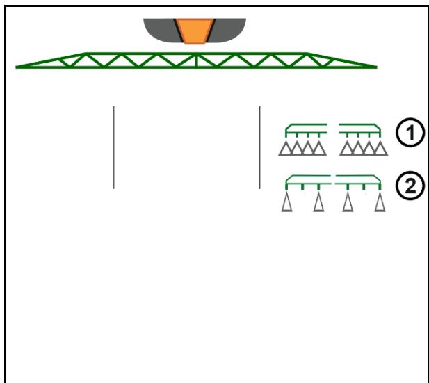 AMAZONE Logiciel ISOBUS Pulvérisateur UF 02 / UX01 / Pantera / FT-P - AmaSelect Row - 1