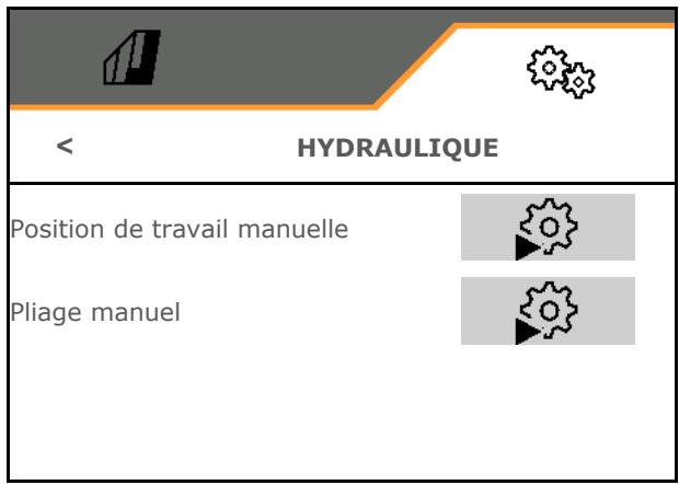 AMAZONE Logiciel ISOBUS Pulvérisateur UF 02 / UX01 / Pantera / FT-P - Hydraulique - 2