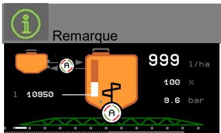 AMAZONE Logiciel ISOBUS Pulvérisateur UF 02 / UX01 / Pantera / FT-P - Alarme / Avertissement et Remarque - 2