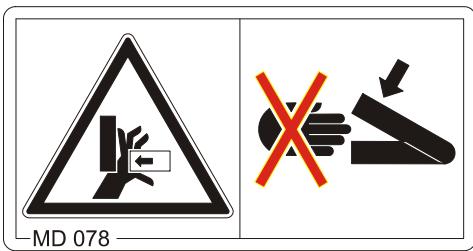 AMAZONE Catros+ 7003-2TX - Pictogrammes d'avertissement - 1