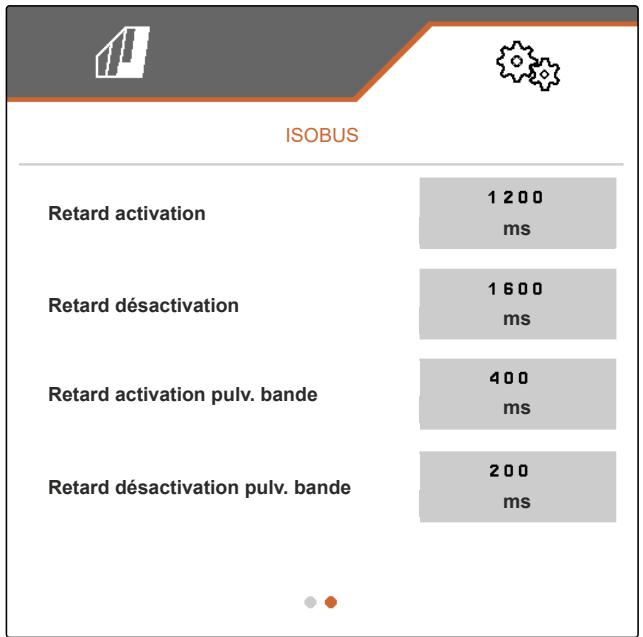 AMAZONE Logiciel ISOBUS Bineuse - Paramétrage du Section Control - 3