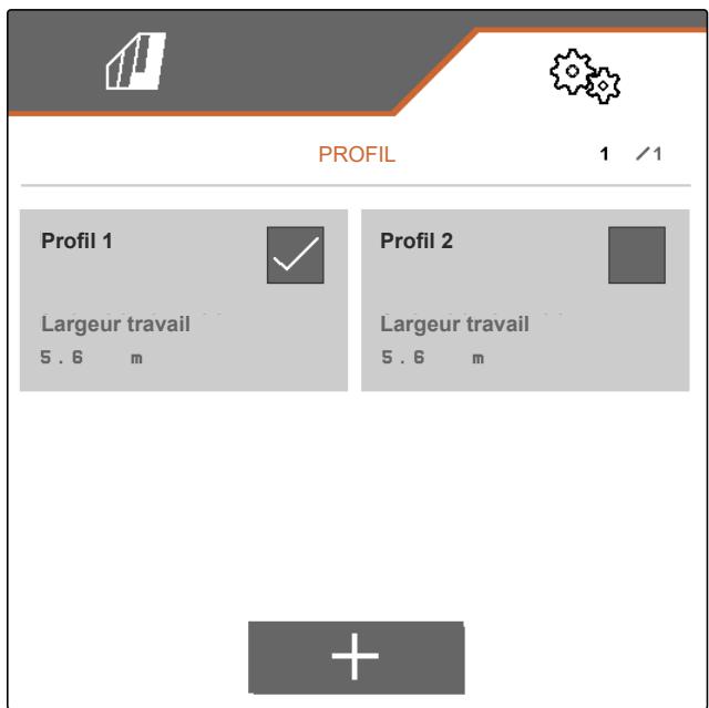 AMAZONE Logiciel ISOBUS Bineuse - Activation du profil - 2