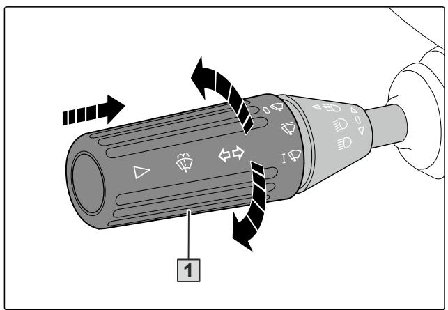 AMAZONE Pantera 7004 - Utiliser l'essuie-glace - 1