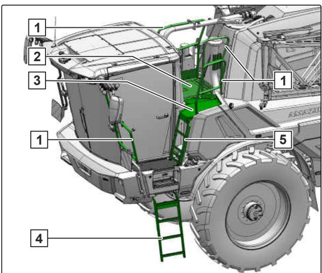 AMAZONE Pantera 7004 - Plateforme de service avec échelle - 1