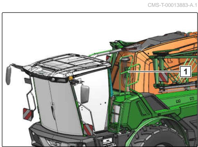 AMAZONE Pantera 7004 - Garde-corps sur la plateforme de travail - 1