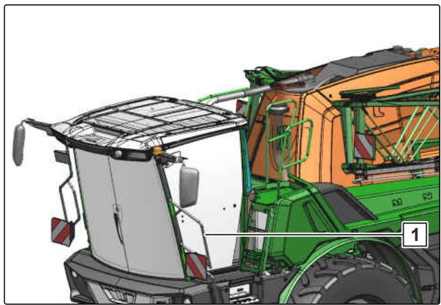 AMAZONE Pantera 7004 - Garde-corps sur l'accès à la cabine - 1