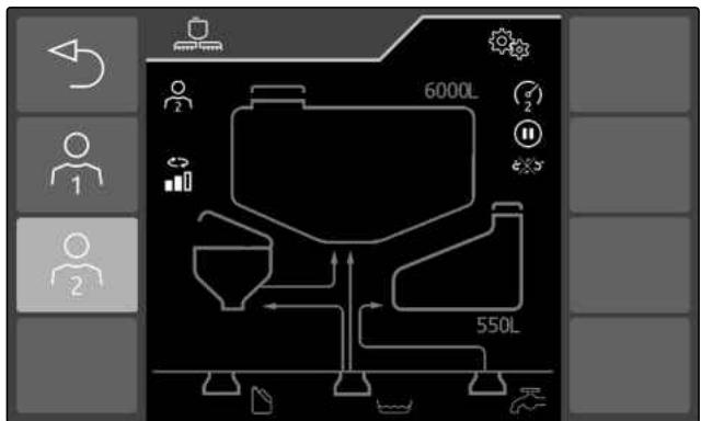 AMAZONE Pantera 7004 - Fonctions dans le menu Fonctions spéciales - 2