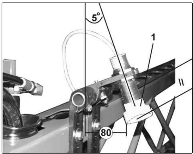 AMAZONE Pantera 7004 - Aligner les capteurs à ultrasons - 1