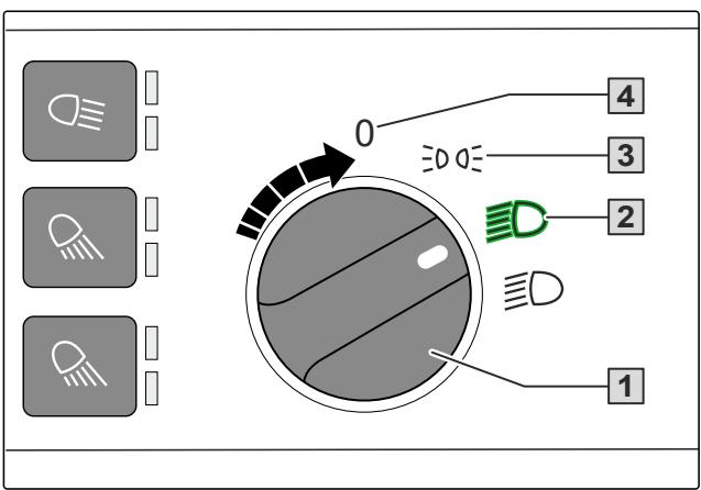 AMAZONE Pantera 7004 avec pack Confort CP - Utiliser l'éclairage pour le déplacement sur route - 1