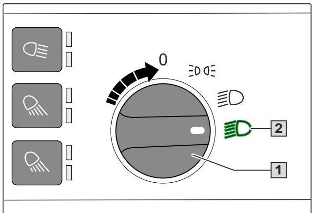 AMAZONE Pantera 7004 avec pack Confort CP - Utilisation de l'éclairage létal - 1