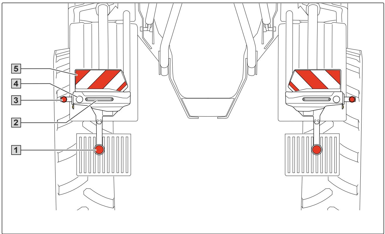 AMAZONE Pantera 7004 avec pack Confort CP - Éclairage de conduite, signalisation et projecteurs de travail - 3
