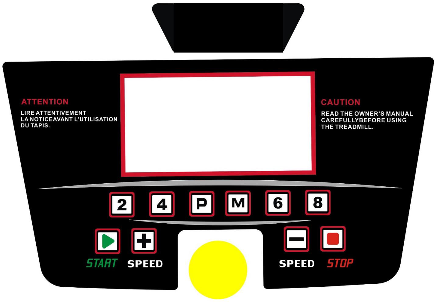 CARE FITNESS CT-5588-2 - KINOMAP - PANEL DE CONTROL - 1