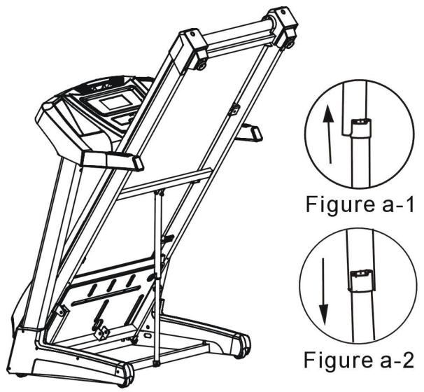 CARE FITNESS CT-5584 - 18km/h - Kinomap - Istruzioni per la chiusura, lo spostamento e la riapertura - 1