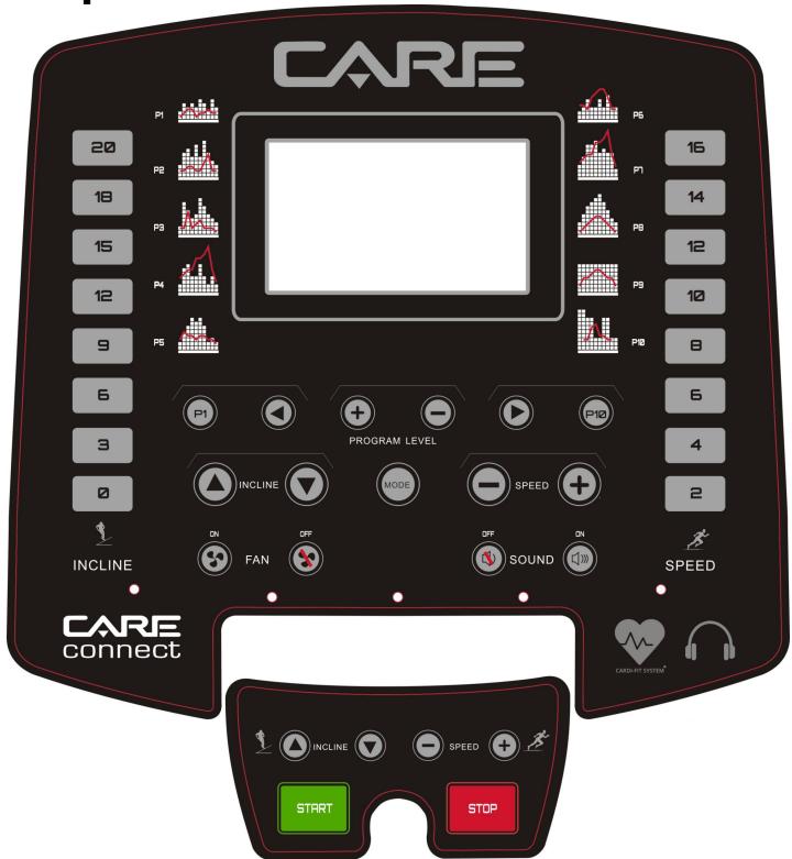 CARE FITNESS 22km/h - CARE - FAST RUNNER - KINOMAP - Bedienung des Computers - 1