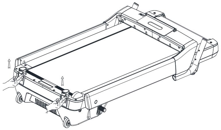 CARE FITNESS 14km/h - CARE - CT-960 - KINOMAP - FOLDING AND UNFOLDING INSTRUCTION - 4