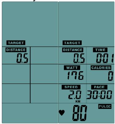 CARE FITNESS CARE - CURVE-RUNNER - 11、TARGET DISTANCE: - 1