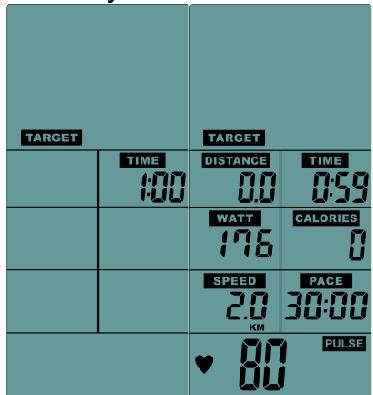 CARE FITNESS CARE - CURVE-RUNNER - 9、TARGET TIME: - 1