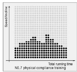 CARE FITNESS 25km/h - CARE - CLUB RUNNER - Program Matrix graphics and body mass index reference table Custom program graphics - 7