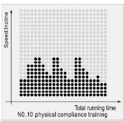 CARE FITNESS 25km/h - CARE - CLUB RUNNER - Program Matrix graphics and body mass index reference table Custom program graphics - 10