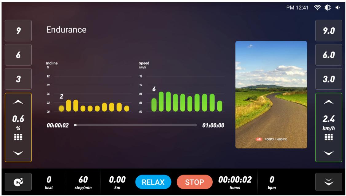 CARE FITNESS 25km/h - CARE - CLUB RUNNER écran TFT - Programme d'entrainement - 5