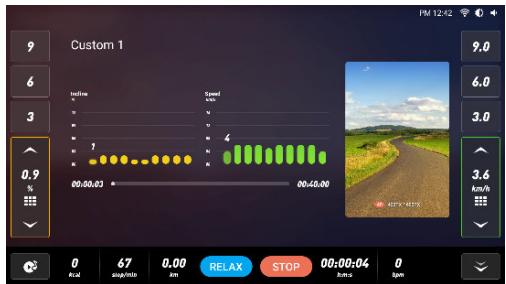 CARE FITNESS 25km/h - CARE - CLUB RUNNER écran TFT - Mode réel - 1