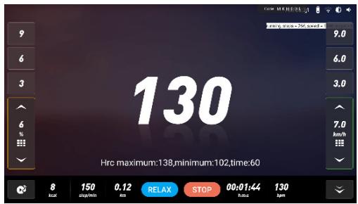 CARE FITNESS 25km/h - CARE - CLUB RUNNER écran TFT - Mode réel - 2