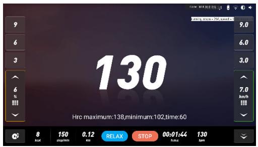 CARE FITNESS 25km/h - CARE - CLUB RUNNER écran TFT - Endurance mode, as shown below - 6