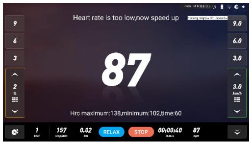 CARE FITNESS 25km/h - CARE - CLUB RUNNER écran TFT - Programme d'entrainement - 8