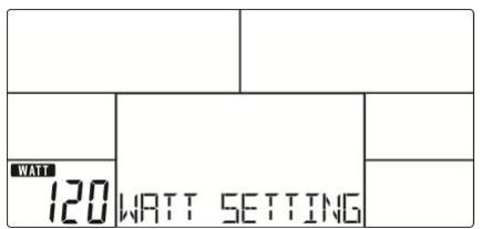WATT 120 WATT SETTING