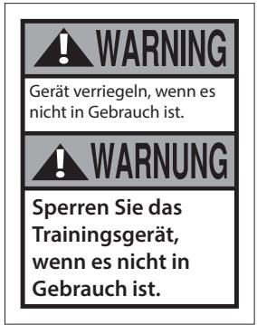 CARE FITNESS CROSSAIR-MAG C2 - VERRIEGELN - des Doppelarms, wenn das Fahrrad nicht genutzt wird - 1