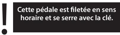 CARE FITNESS CROSSAIR-MAG C2 - 4-2. Fixation de la pédale droite - 2