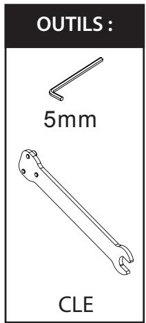 CARE FITNESS CROSSAIR-MAG C2 - 4-2. Fixation de la pédale droite - 5
