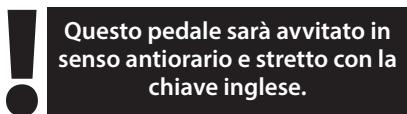 CARE FITNESS CROSSAIR-MAG C2 - 4-1. Collegare il pedale sinistro - 2