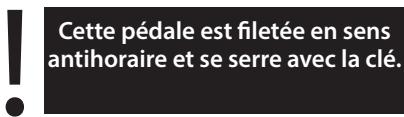 CARE FITNESS CROSSAIR-MAG C2 - 4-1. Fixation de la pédale gauche - 2