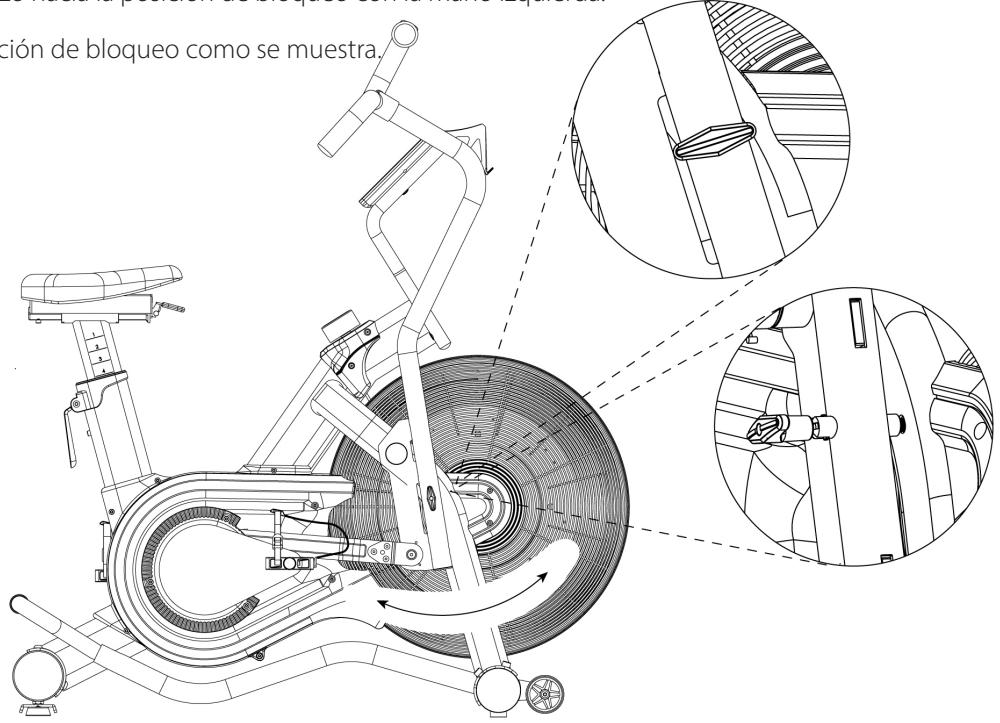 CARE FITNESS CROSSAIR-MAG C2 - BLOQUEAR el doble brazo@m间隙 la bicyclicta no está en uso - 2