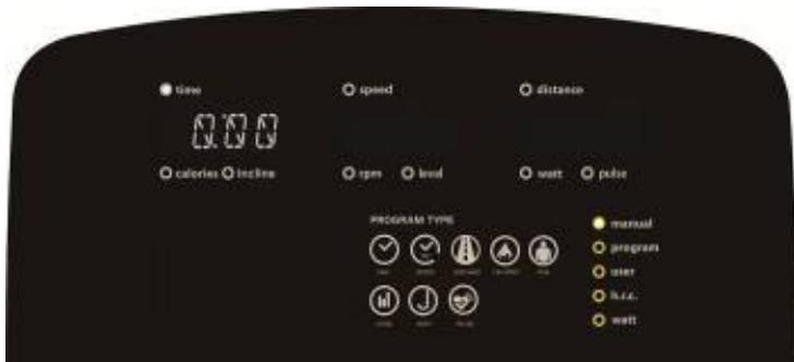 CARE FITNESS PERFORMER LED auto-alimenté - CARE - ergomètre connecté - MANUAL FUNCTION: - 1