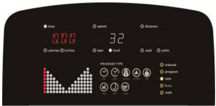 CARE FITNESS ROADSTER LED auto-alimenté - CARE - ergomètre connecté - USER PROGRAM FUNCTION: - 2