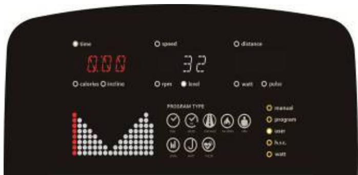 CARE FITNESS ROADSTER LED auto-alimenté - CARE - ergomètre connecté - FONCTION DU PROGRAMME UTILISATEUR : - 1