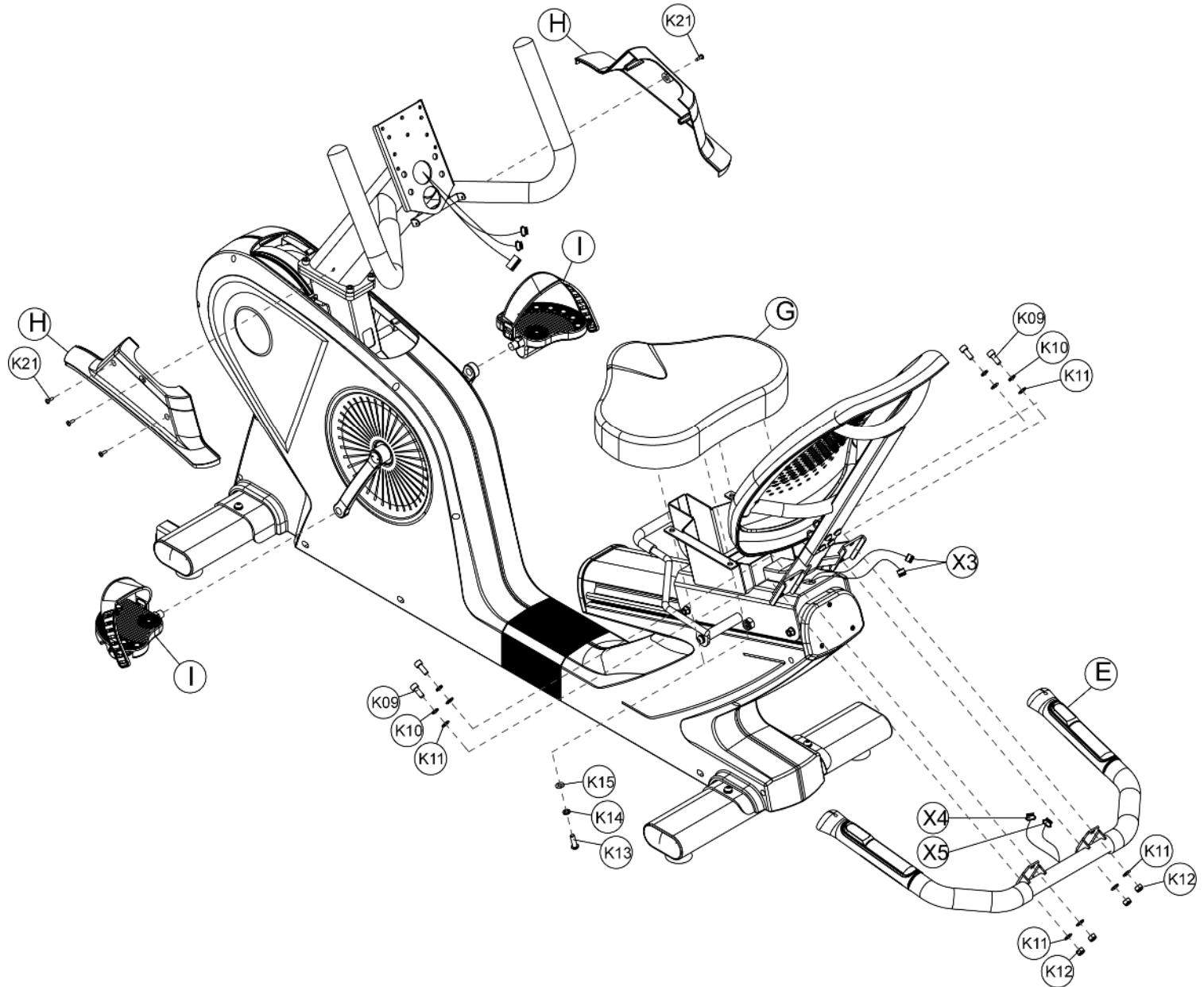 CARE FITNESS ROADSTER - ergomètre - Maintenance - 39