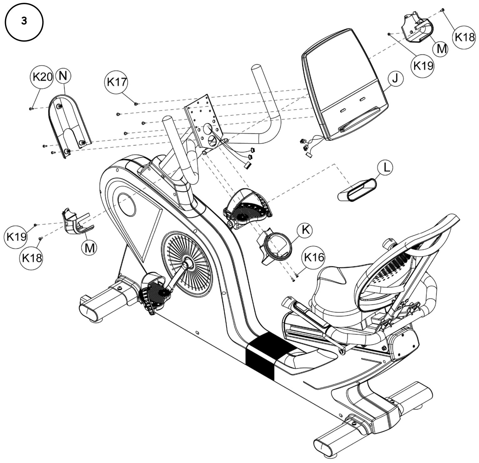 CARE FITNESS ROADSTER - ergomètre - Maintenance - 40