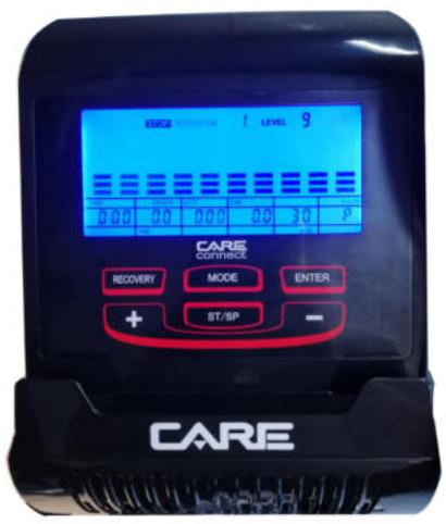 ESCR 1 LEVEL 9 0 0 0 0 0 0 0 30 P CARE CONNECT RECOVERY MODE ENTER + ST/SP - CARE