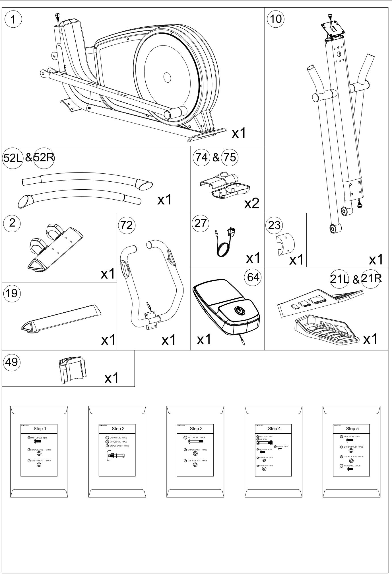 CARE FITNESS HELIS auto-alimenté - CARE - ergomètre connecté - Garantie - 1