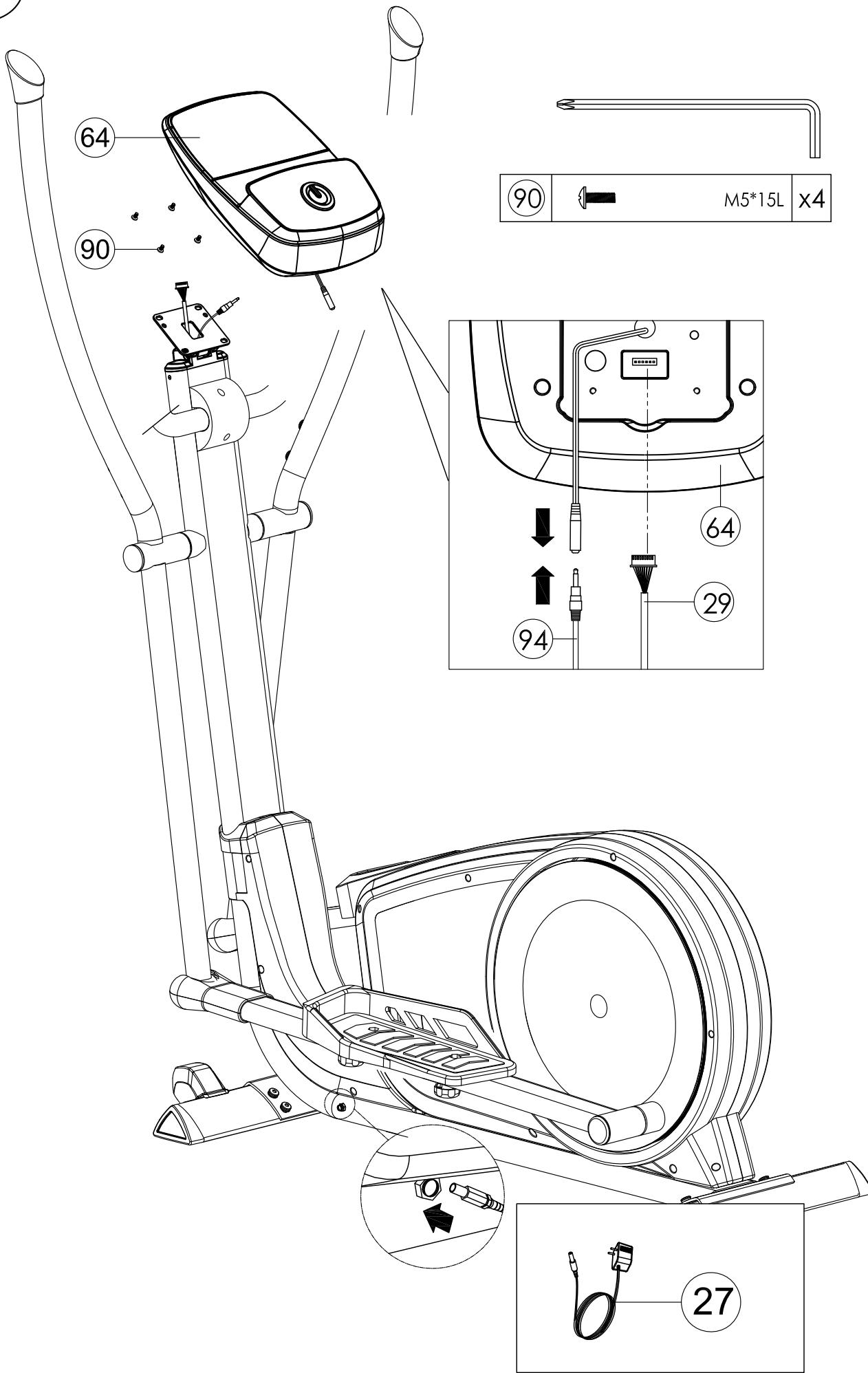 CARE FITNESS HELIS auto-alimenté - CARE - ergomètre connecté - Garantie - 13