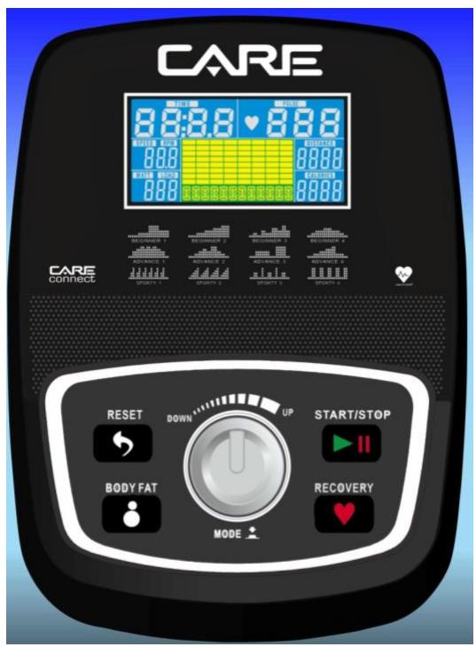 CARE FITNESS HELIS auto-alimenté - CARE - ergomètre connecté - Para solicitar piezas sueltas - 1