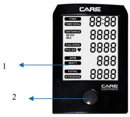 CARE FITNESS Mag flyer KS-2 - 【BUTTONS】 【TASTEN】 - 1