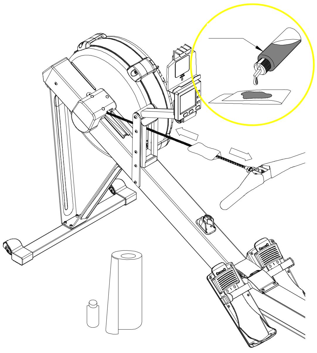 CARE FITNESS CARE - AIR ROWER - OPMERKING: - 1