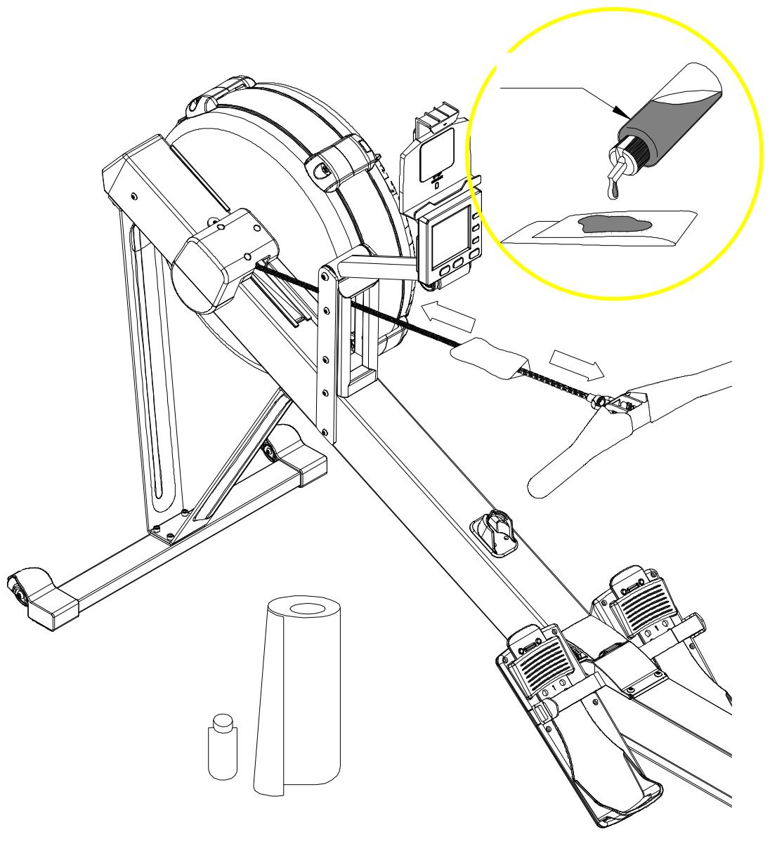 CARE FITNESS CARE - AIR ROWER - NOTA: - 1
